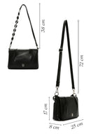 Women's Black Chain Strap Crossbody Bag | Derimod