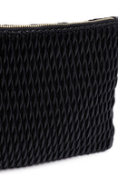 Woman Black Long Chain Strap Printed Clutch Bag | Derimod