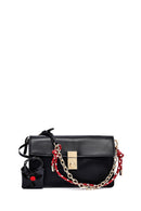 Woman Black Long Strap Crossbody Bag | Derimod