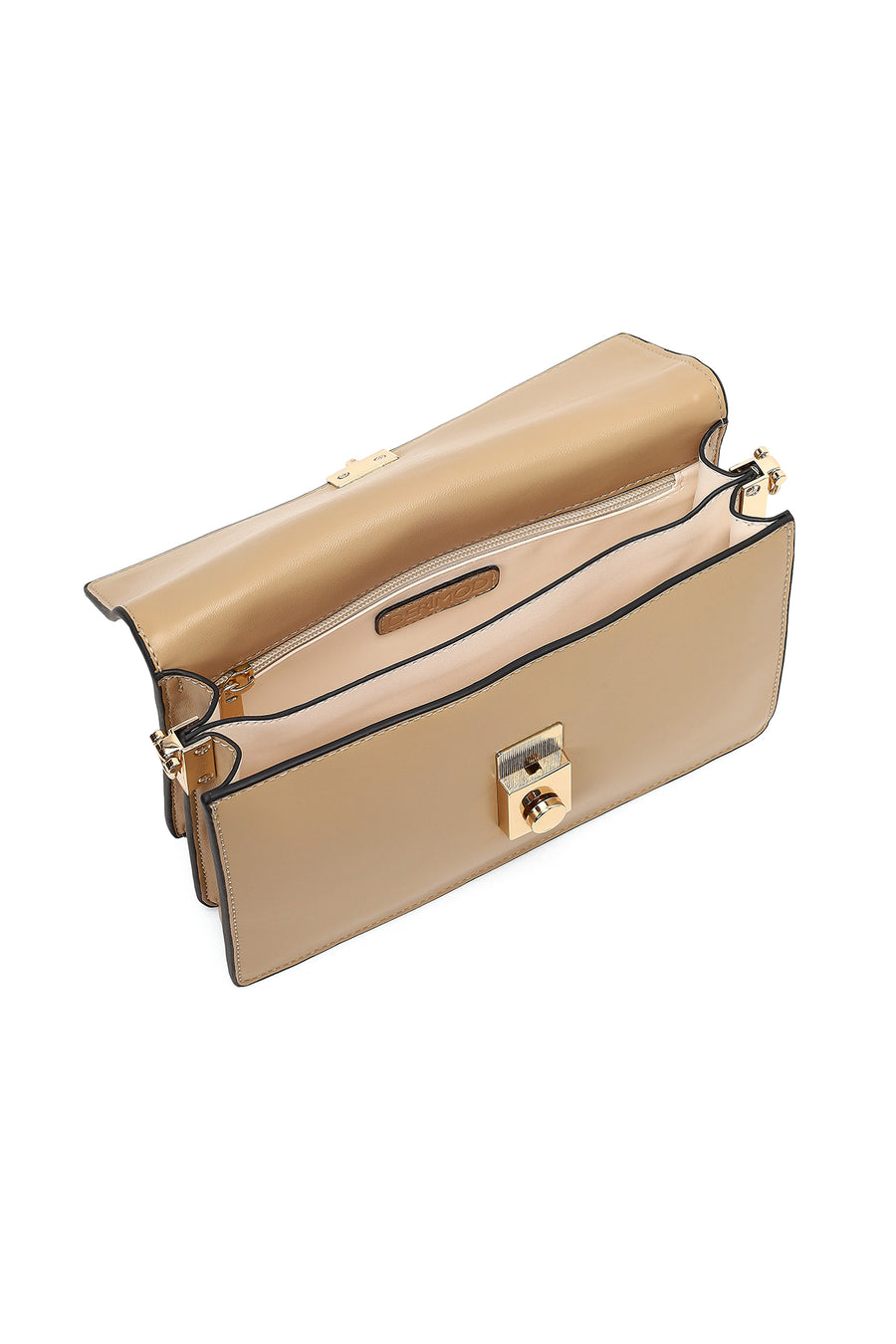 Women's Beige Long Strapped Crossbody Bag