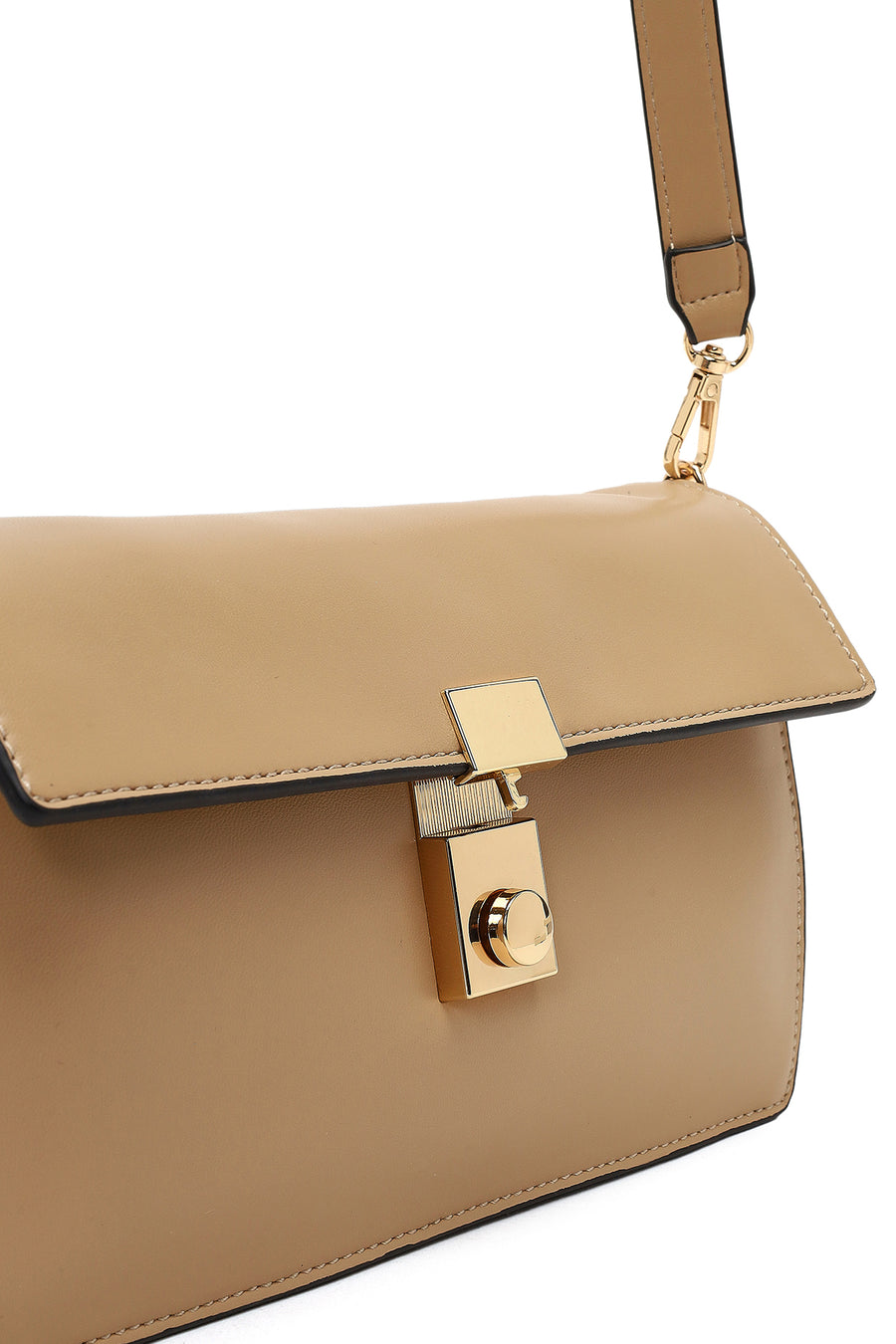 Women's Beige Long Strapped Crossbody Bag
