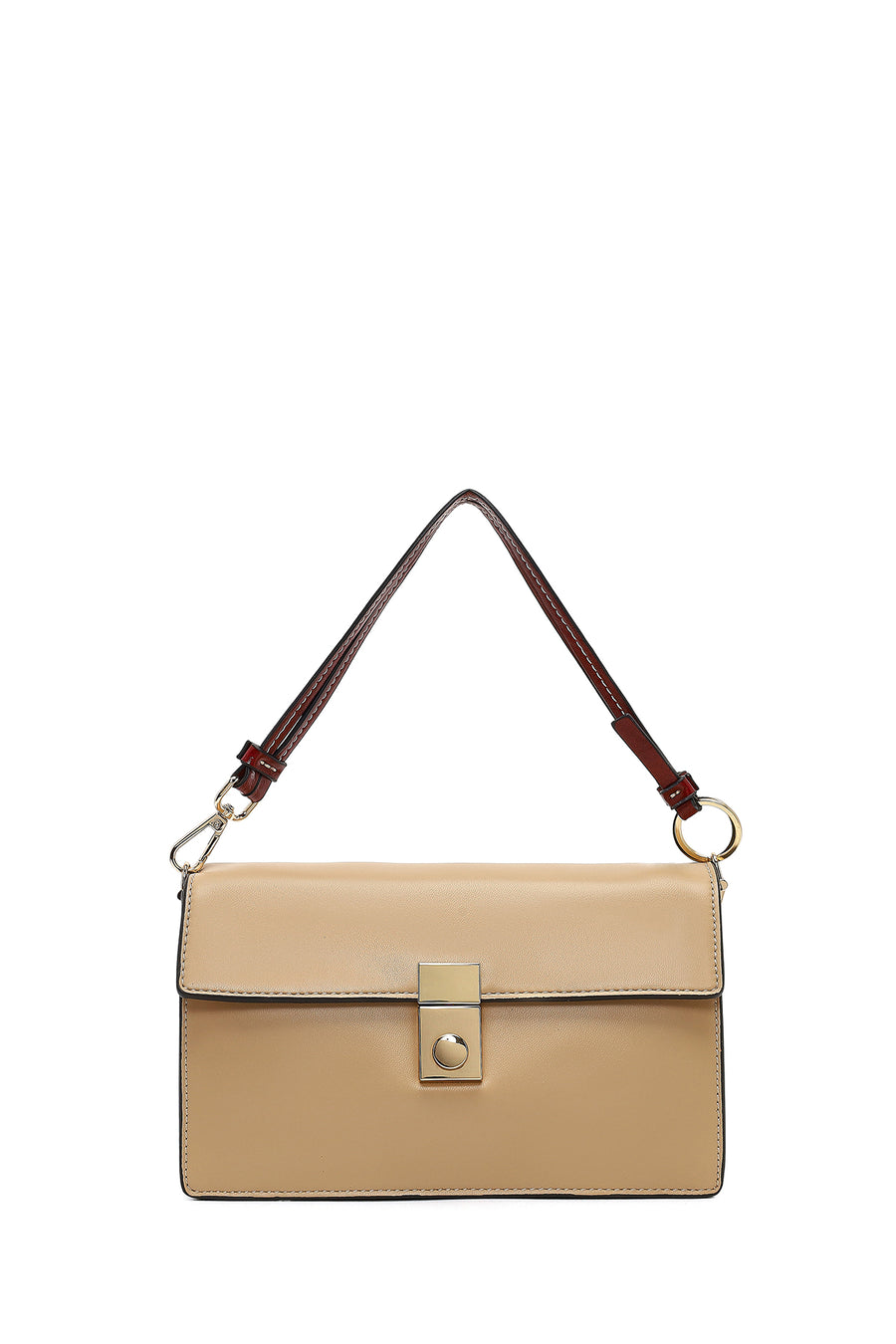 Women's Beige Long Strapped Crossbody Bag