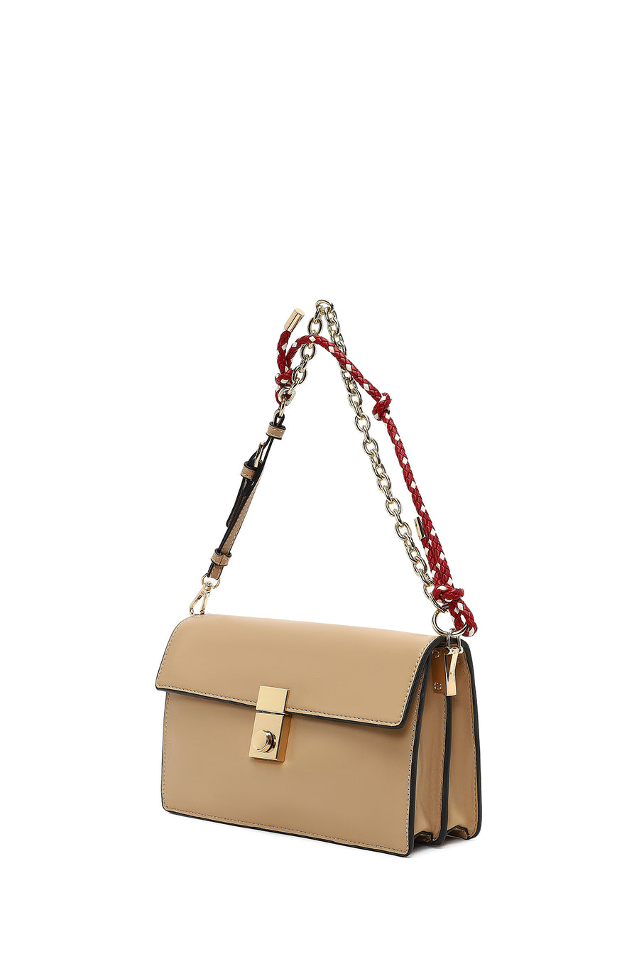 Women's Beige Long Strapped Crossbody Bag