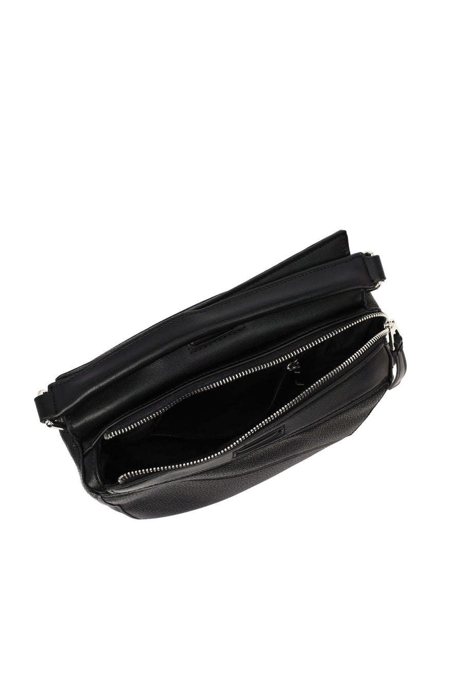 Women's Black Long Strap Crossbody Bag