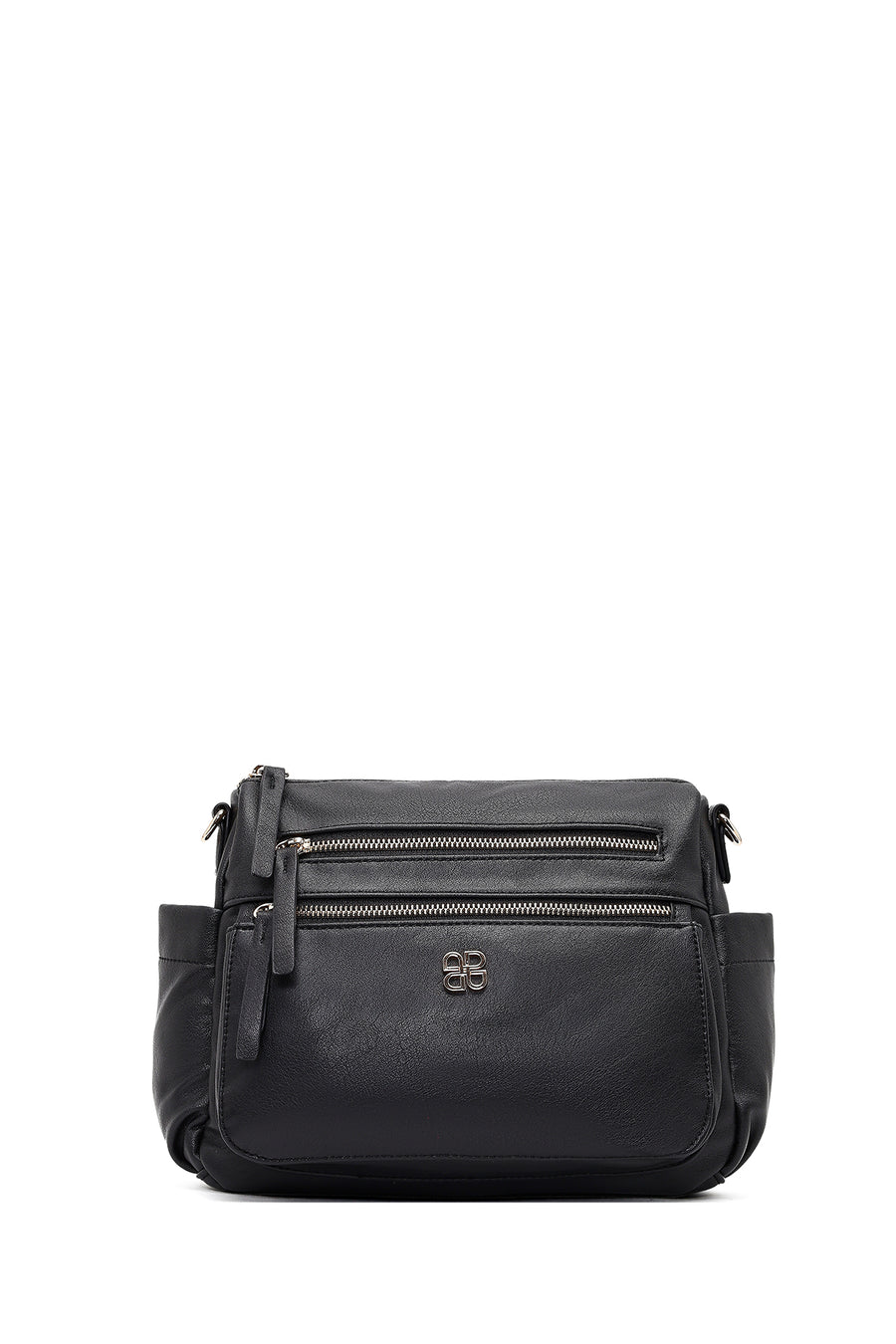 Women's Black Long Strap Crossbody Bag