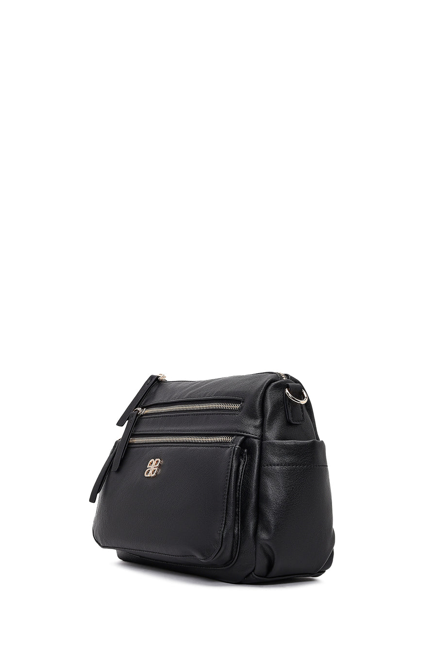 Women's Black Long Strap Crossbody Bag