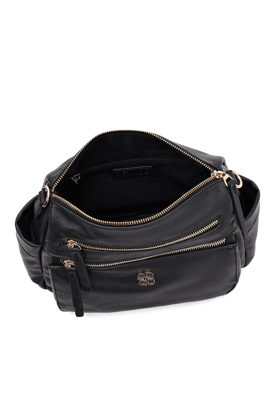 Women's Black Long Strap Crossbody Bag