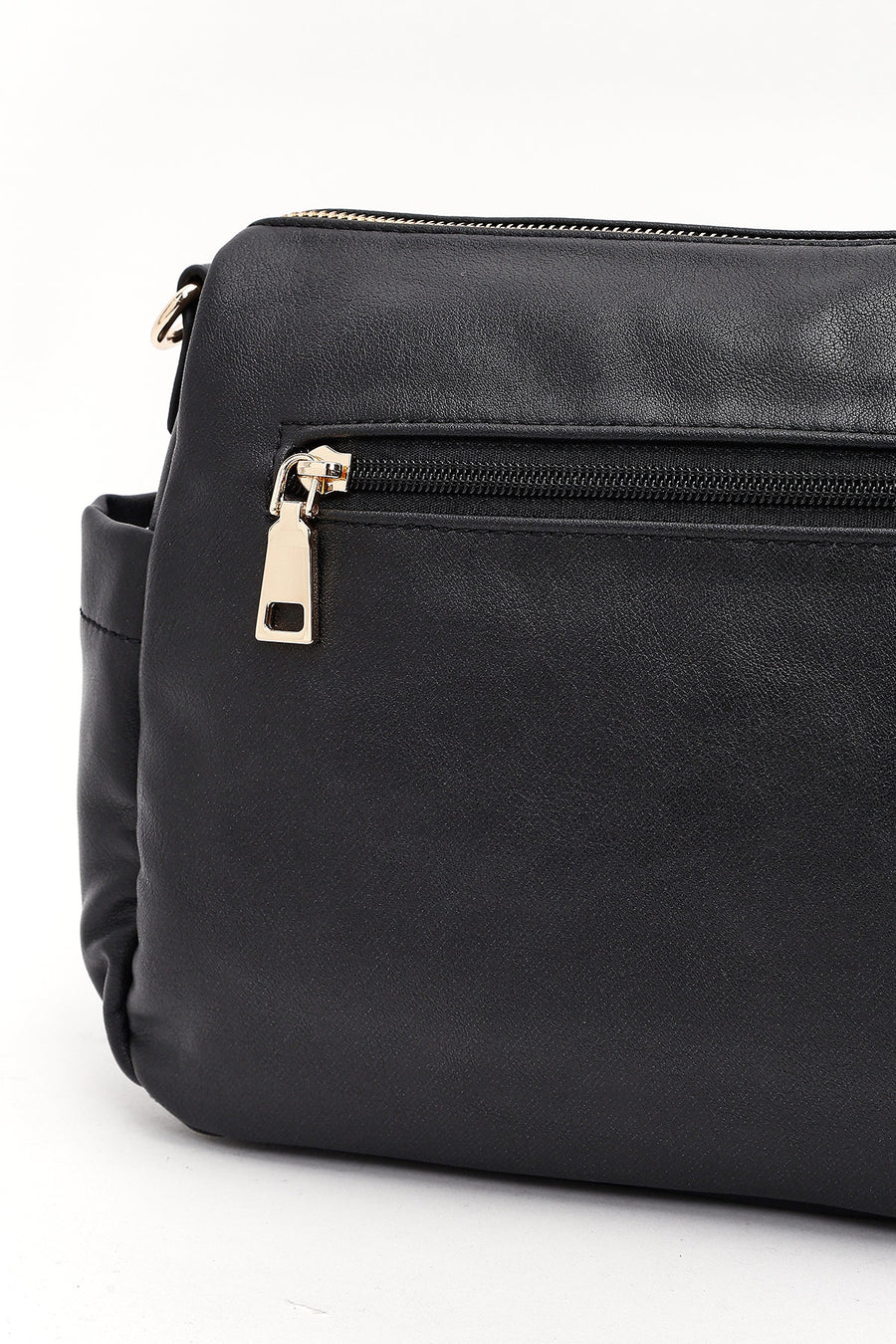 Women's Black Long Strap Crossbody Bag