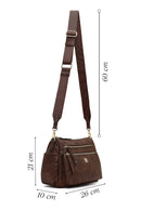 Women's Brown Long Strap Crossbody Bag | Derimod