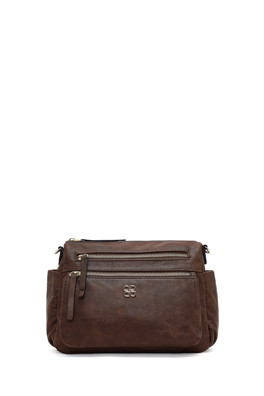 Women's Brown Long Strap Crossbody Bag