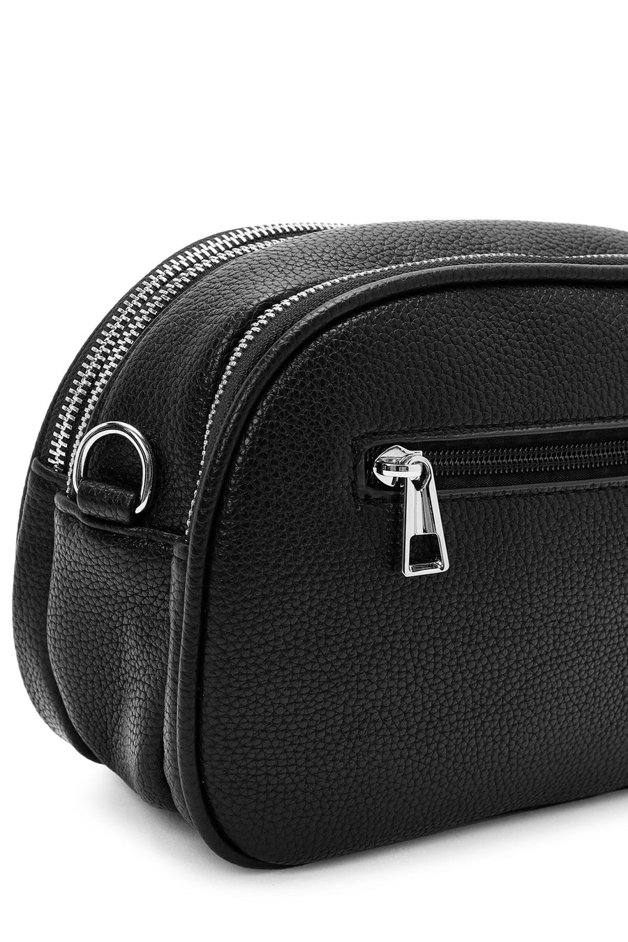 Women's Black Long Strapped Crossbody Bag