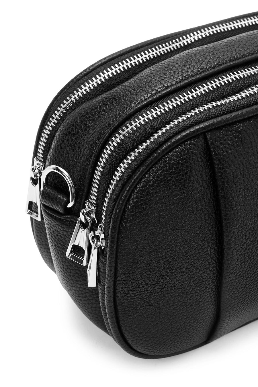 Women's Black Long Strapped Crossbody Bag