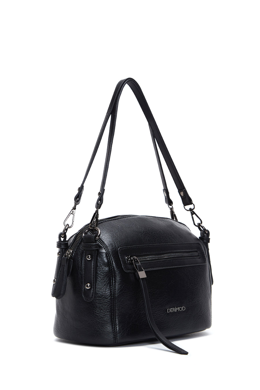 Women's Black Long Strapped Crossbody Bag