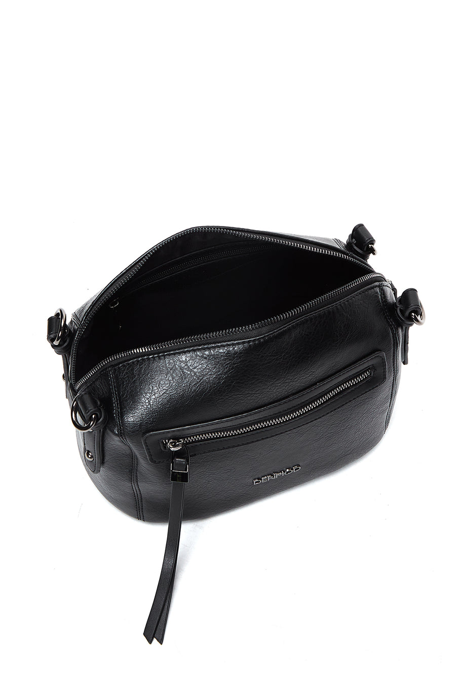 Women's Black Long Strapped Crossbody Bag