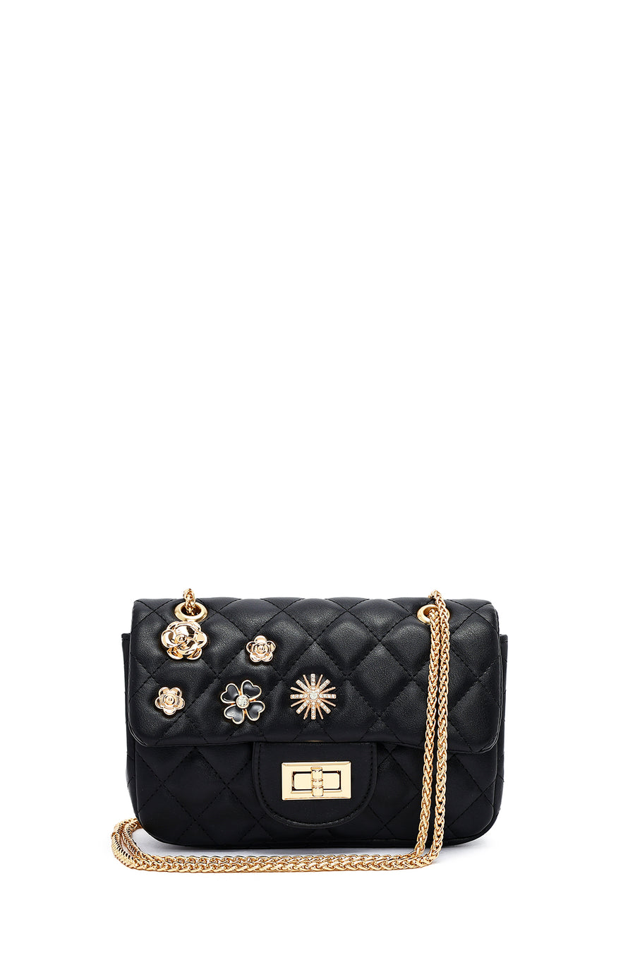 Woman Black Long Strap Quilted Shoulder Bag 25ABD2611KP | Derimod