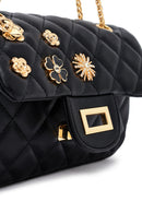 Woman Black Long Strap Quilted Shoulder Bag | Derimod