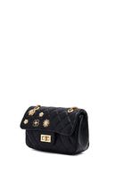 Woman Black Long Strap Quilted Shoulder Bag | Derimod