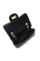 Woman Black Long Strap Quilted Shoulder Bag | Derimod