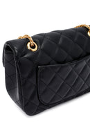 Woman Black Long Strap Quilted Shoulder Bag | Derimod