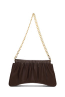 Women's Brown Chain Strap Classic Shoulder Bag | Derimod