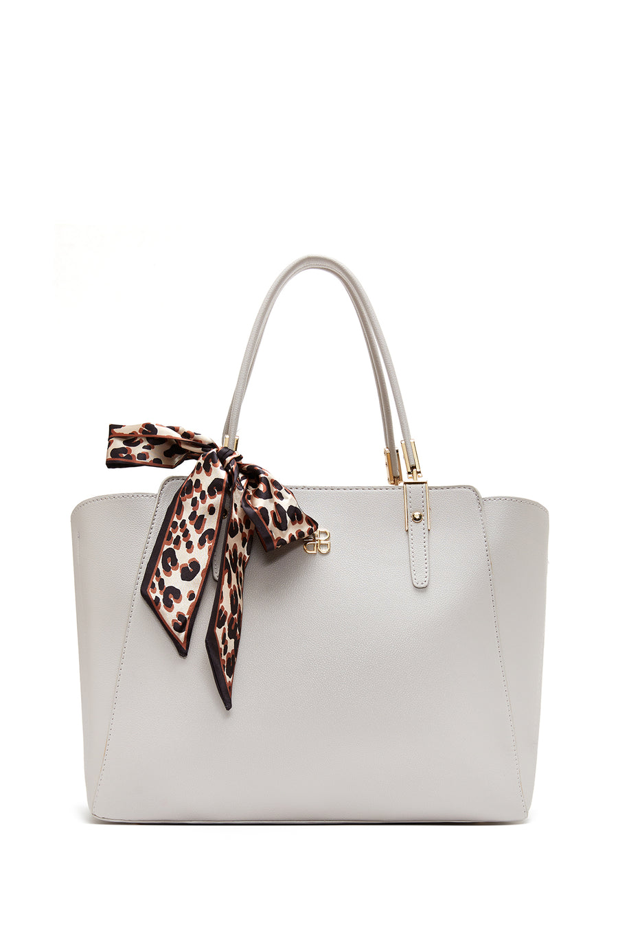 Women's Mink Long Strapped Accessorized Shoulder Bag