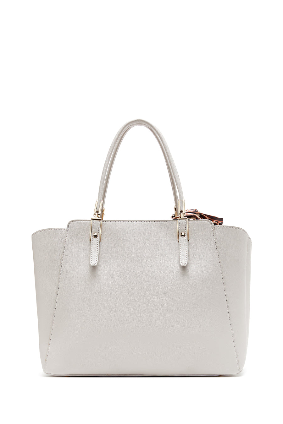 Women's Mink Long Strapped Accessorized Shoulder Bag