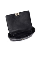 Woman Black Long Strap Quilted Crossbody Bag | Derimod