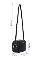 Women's Black Quilted Crossbody Bag | Derimod