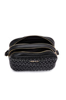 Women's Black Quilted Crossbody Bag | Derimod