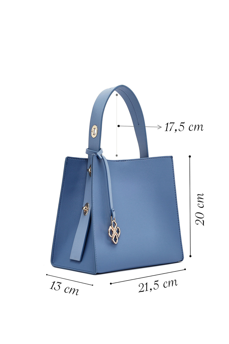 Woman Blue Accessory Handbag