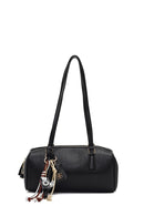 Women's Black Shoulder Bag with Accessories | Derimod
