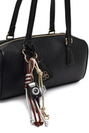 Women's Black Shoulder Bag with Accessories | Derimod