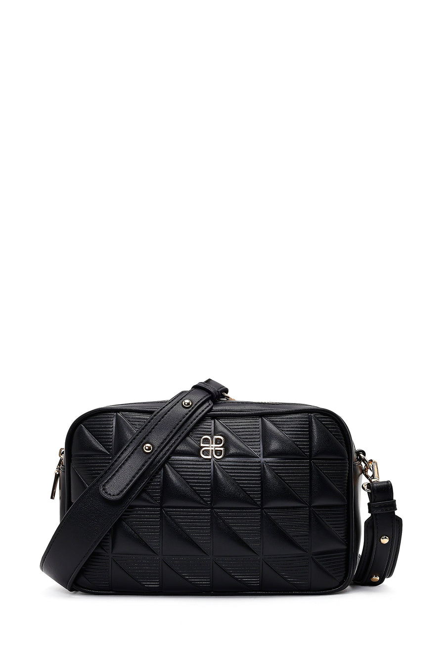 Women's Black Long Strapped Printed Crossbody Bag 25ABD284926 | Derimod
