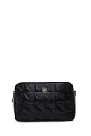 Women's Black Long Strapped Printed Crossbody Bag | Derimod