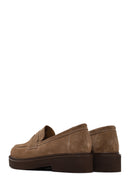 Women's Mink Suede Leather Loafer | Derimod