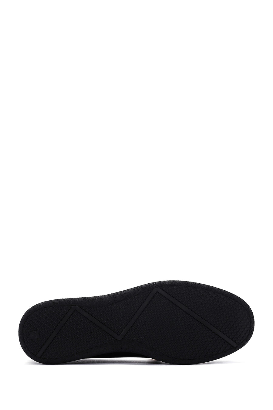 Woman Black Tassel Leather Comfort Loafer