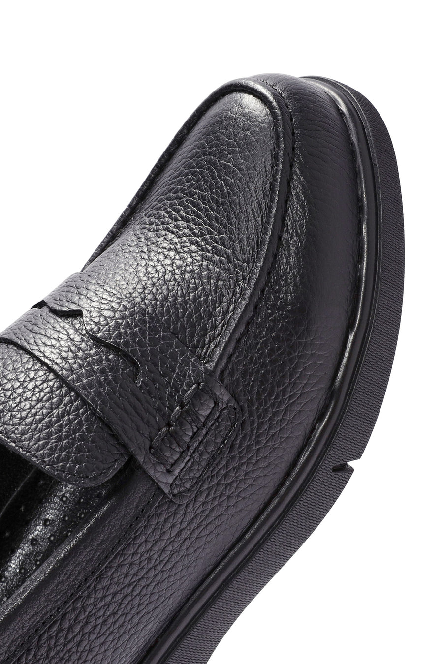 Woman Siyah Leather Comfort Loafer