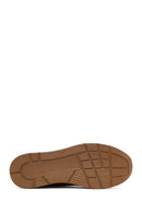 Women's Mink Lace-Up Wedge Heel Leather Sneaker | Derimod