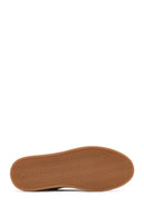 Women's Taupe Lace-Up Leather Sneaker | Derimod