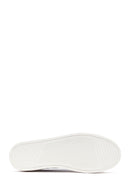 Women's Black Lace-Up Thick-Soled Sneaker | Derimod