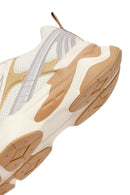 Women's Cream Lace-Up Thick-Soled Sneaker | Derimod
