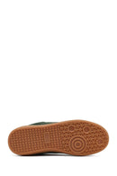 Derimod Studio Women's Green Lace-Up Suede Sneaker | Derimod