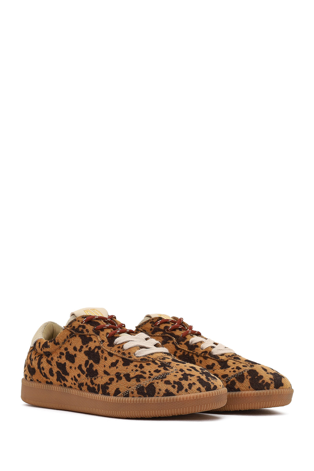 Derimod Studio Kadın Leopar Bağcıklı Desenli Sneaker