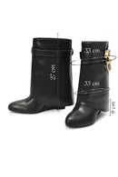 Women's Black Wedge Heel Boots | Derimod