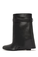 Women's Black Wedge Heel Boots | Derimod