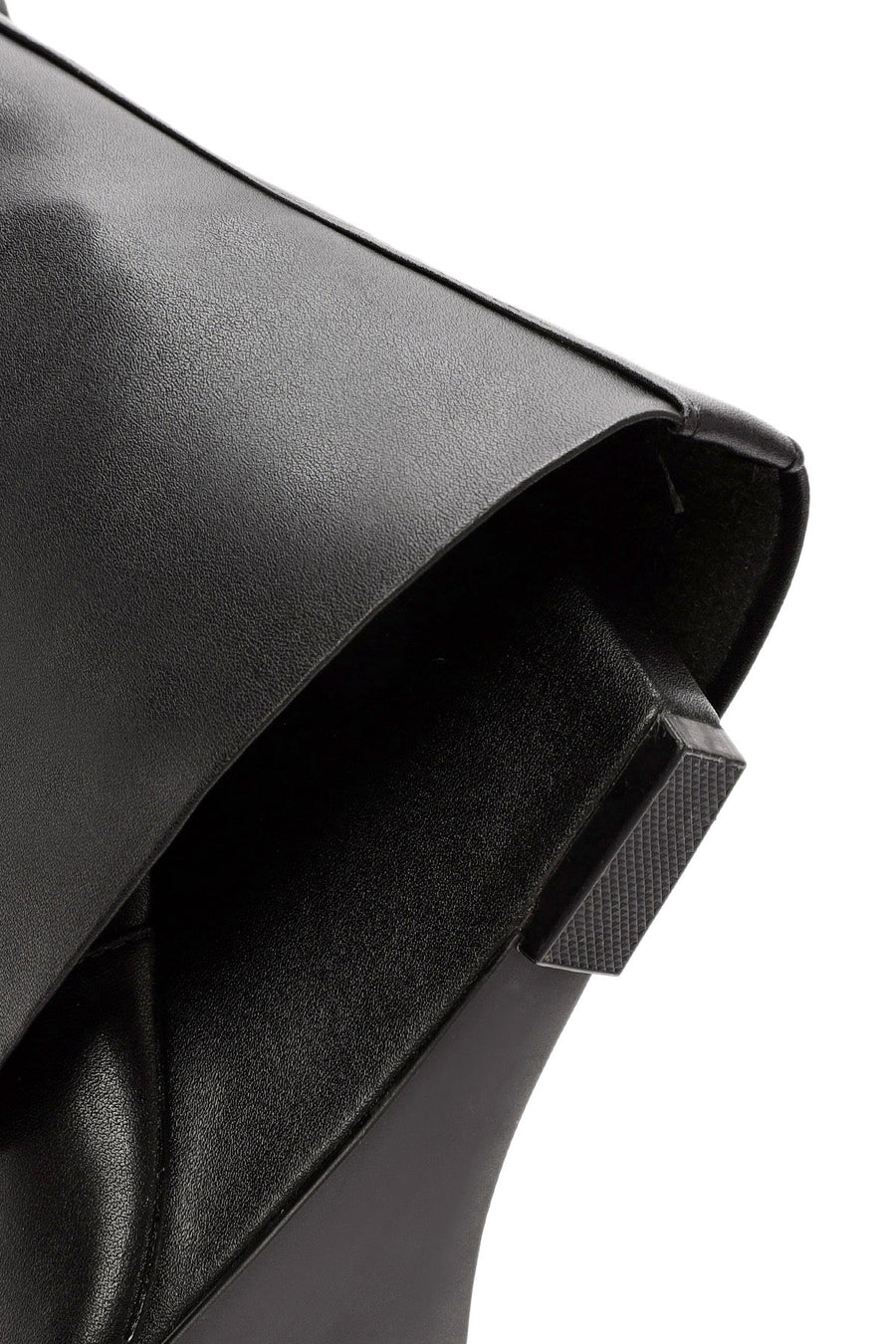 Women's Black Wedge Heel Boots