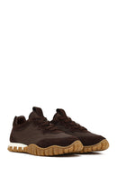 Women's Brown Lace-Up Leather Sneaker | Derimod