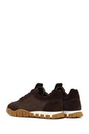 Women's Brown Lace-Up Leather Sneaker | Derimod