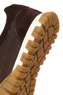 Women's Brown Lace-Up Leather Sneaker | Derimod