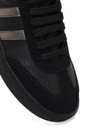 Kadın Siyah Bağcıklı Kalın Tabanlı Sneaker | Derimod